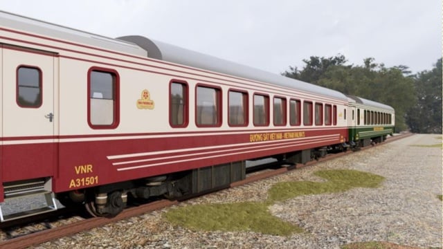 Un train de luxe circulera bientôt sur la ligne Hanoi - Hai Phong.