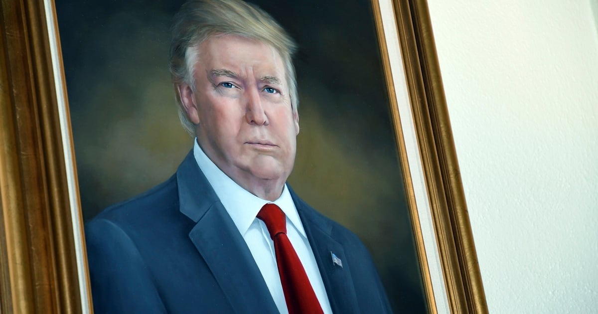 M. Trump a critiqué le portrait, l'État américain a dû le retirer