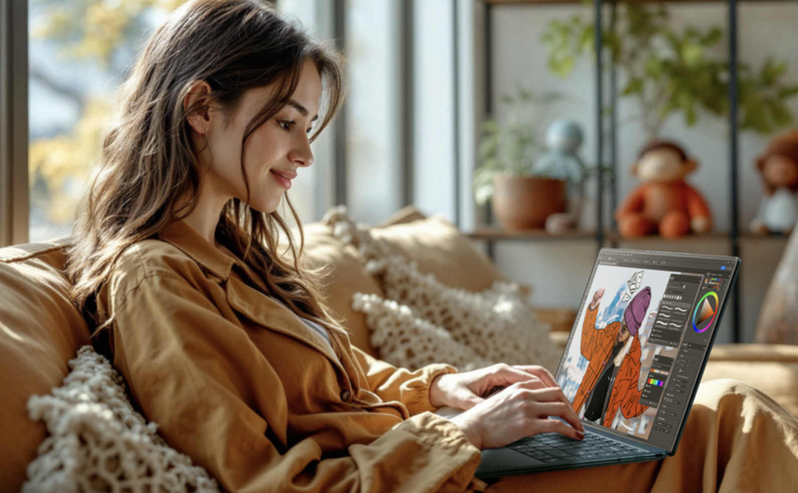 Lenovo ra mắt mẫu laptop Yoga Slim 9i trang bị camera dưới màn hình  - Ảnh 1.