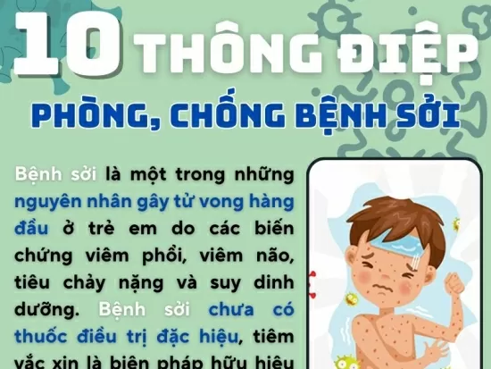Infographic | 10 messages to prevent and fight measles