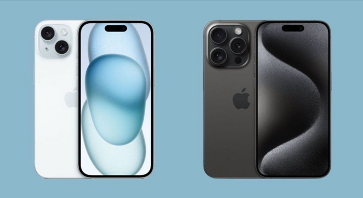 আইফোন ১৫ প্রো এবং স্ট্যান্ডার্ড আইফোন ১৫-এর স্ক্রিনের আকার প্রায় একই, উভয়টিতেই ৬.১-ইঞ্চি ডিসপ্লে রয়েছে।