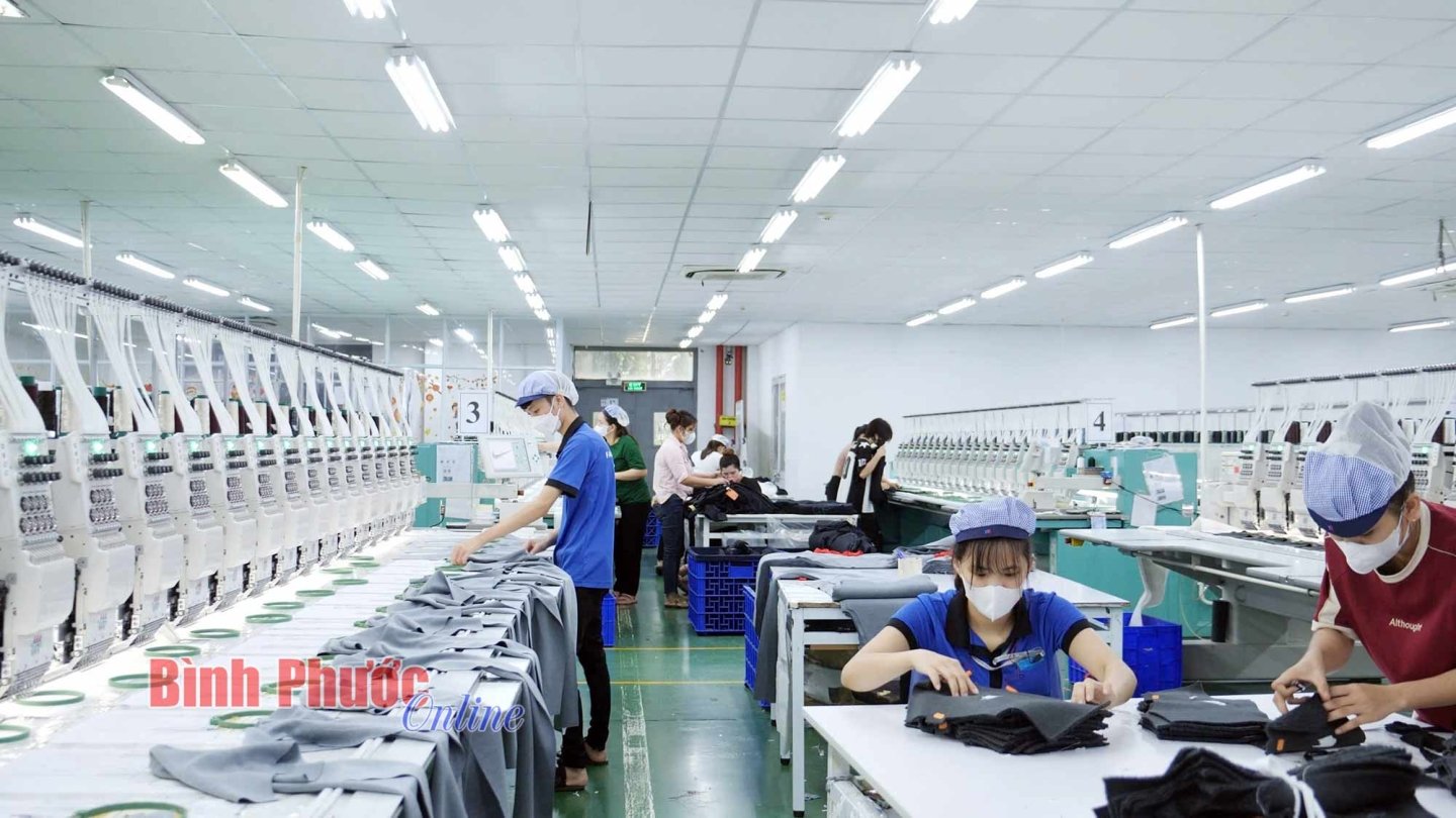 A corner of Becamex - Binh Phuoc Industrial Park, Chon Thanh town. Photo: Tien Dung