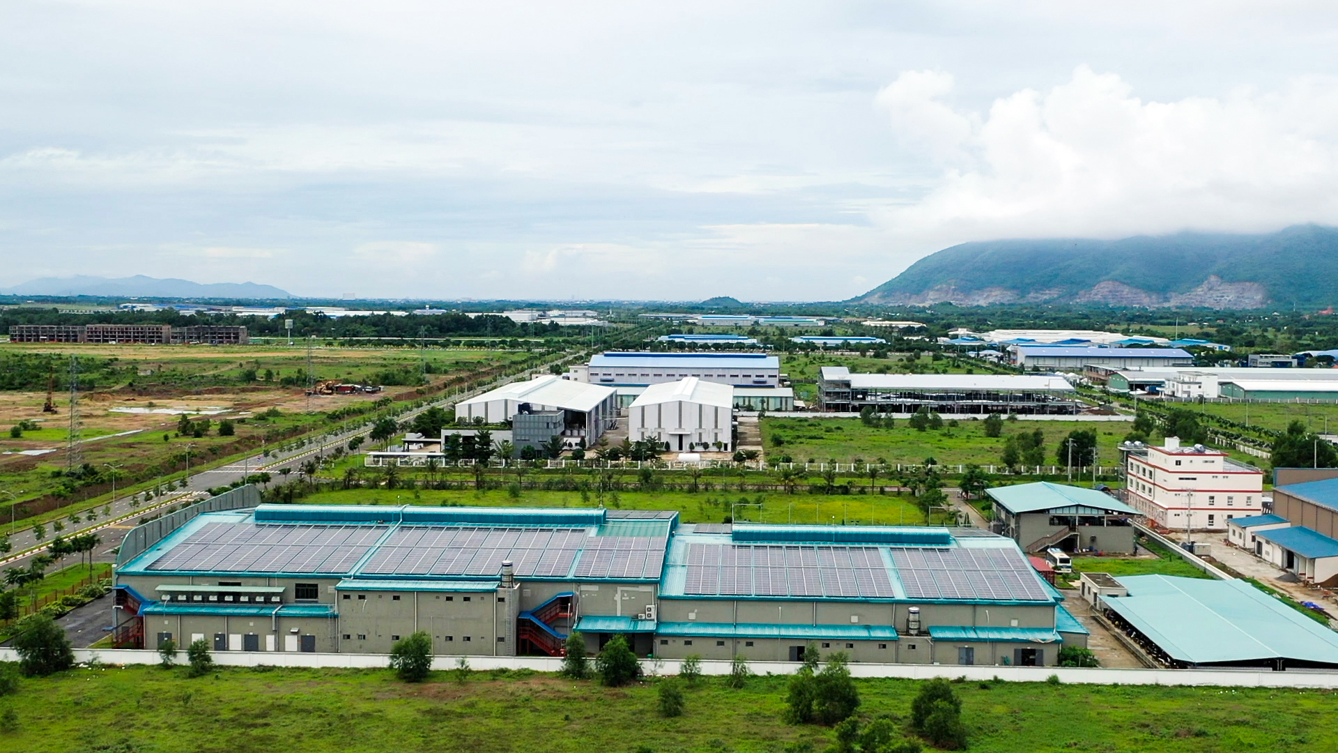 A corner of Sonadezi Chau Duc Industrial Park.
