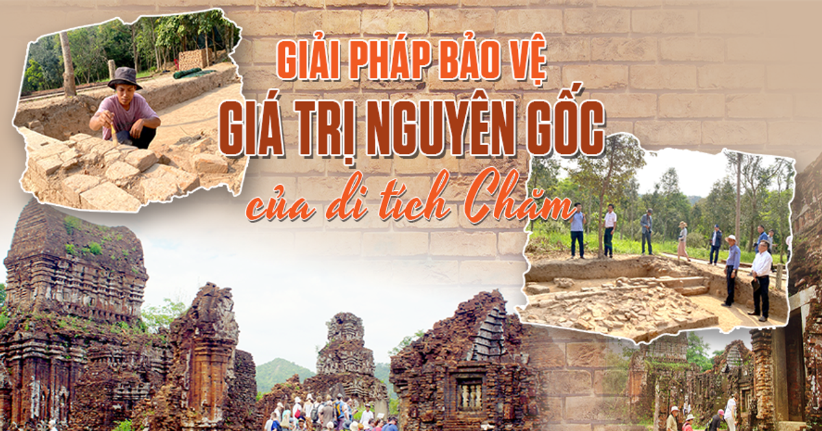 Giải pháp bảo vệ giá trị nguyên gốc của di tích Chăm