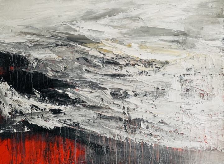 A painting by artist Tran Gia Tung was given without permission. (Provided by artist Tran Gia Tung).