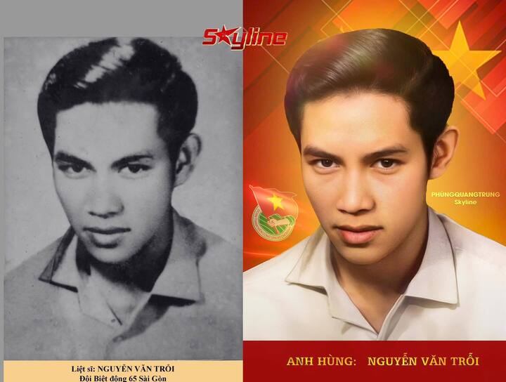 Hình ảnh Anh hùng Nguyễn Văn Trỗi.