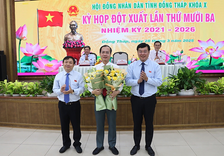 Ông Trần Trí Quang được bầu giữ chức Chủ tịch UBND tỉnh Đồng Tháp- Ảnh 1.
