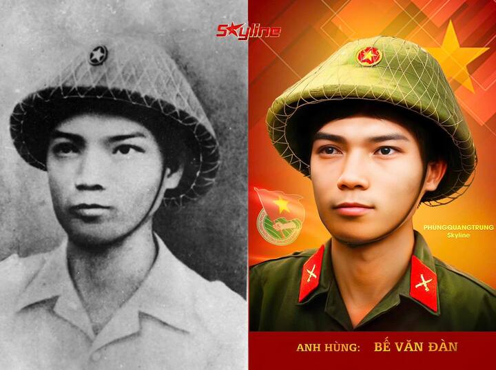 Hình ảnh Anh hùng Bế Văn Đàn.