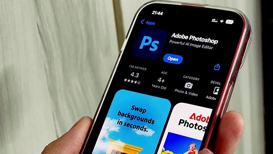 Kostenlose Photoshop-App für das iPhone gestartet  