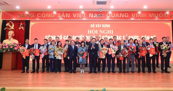 Bổ nhiệm 142 lãnh đạo các đơn vị thuộc Bộ Xây dựng