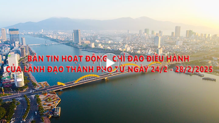 Video - News on activities and directions of Da Nang city leaders from February 24 to February 28, 2025