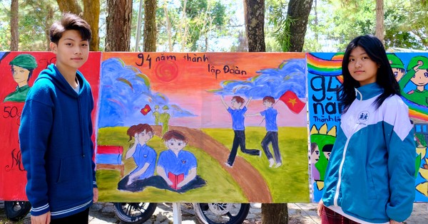 ラムドンカラーフェスティバルに1,000人の子供たちが参加