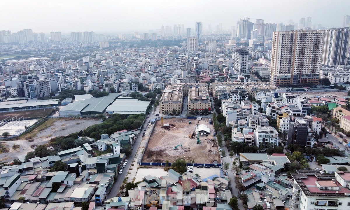 Gros plan d'un terrain pour construire plus de 1 100 appartements de logements sociaux à Hanoi, prix 18 millions de VND/m2 photo 10