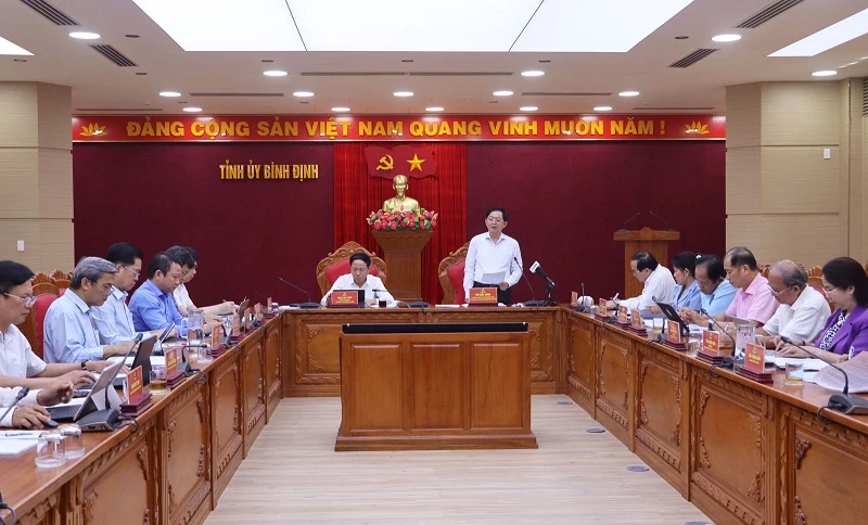 phiên thứ nhất Ban chỉ đạo về phát triển khoa học, công nghệ, đổi mới sáng tạo và chuyển đổi số (KHCN, ĐMST và CĐS) tỉnh Bình Định 