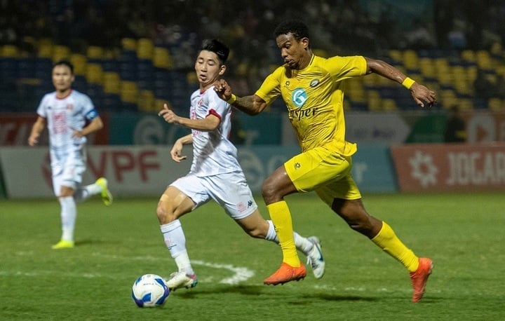 El Club Thanh Hoa (camiseta amarilla) fue eliminado de la Copa Nacional.