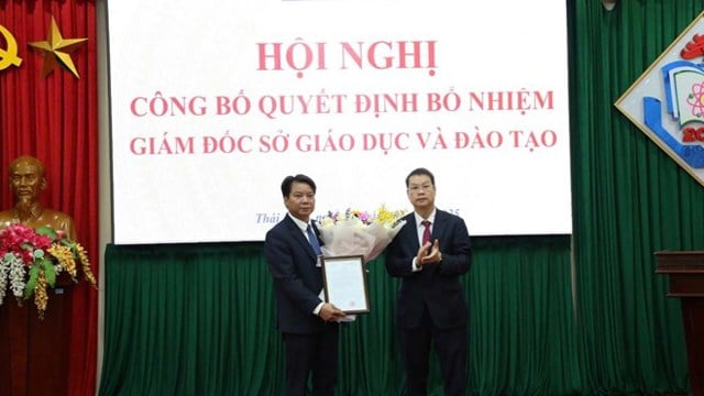 Thai Binh has a new Director of the Department of Education and Training