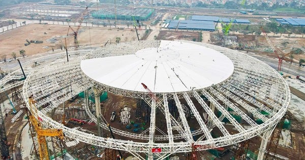 One of the 10 largest exhibition centers in the world in Hanoi is gradually taking shape.