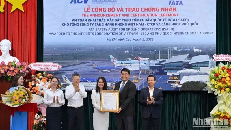 ACV y el aeropuerto de Phu Quoc cumplen con los estándares internacionales de seguridad en tierra