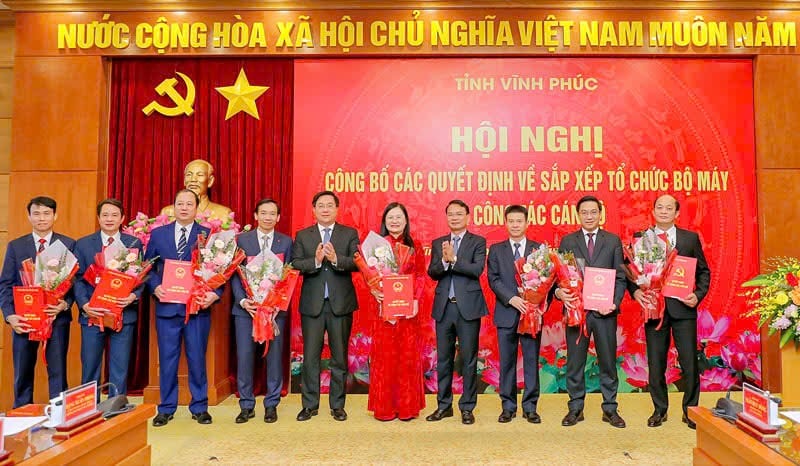 Vĩnh Phúc điều động, bổ nhiệm nhiều lãnh đạo sở, ngành- Ảnh 1.