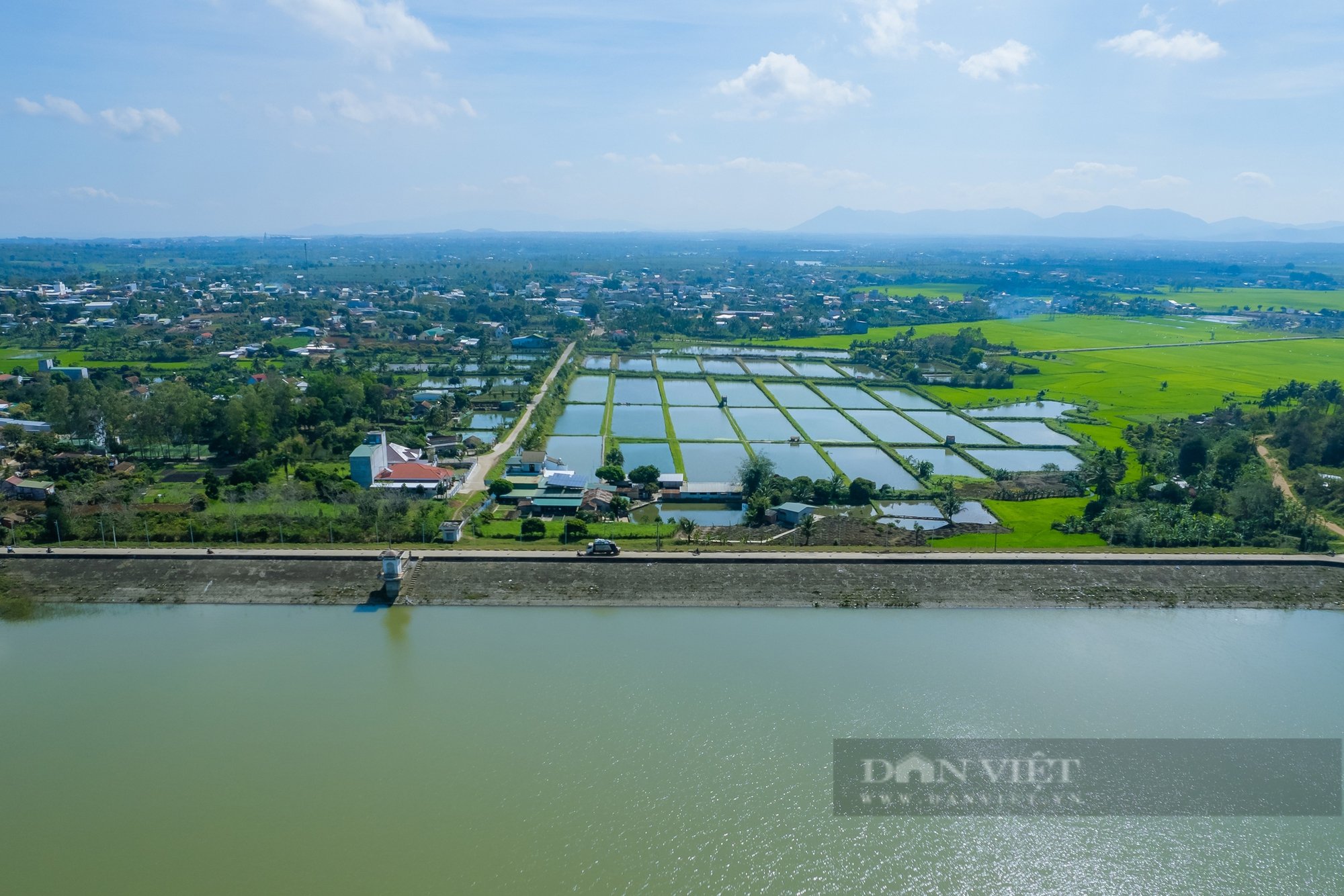 Hồ nước hơn 200ha ở Đắk Lắk: Trên bờ, bà con trồng rau; dưới hồ, cá quẫy - Ảnh 3.