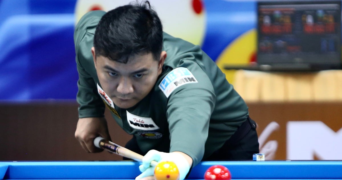 Tran Thanh Luc gewann das spannende Finale und den kolumbianischen Billard-Weltcup