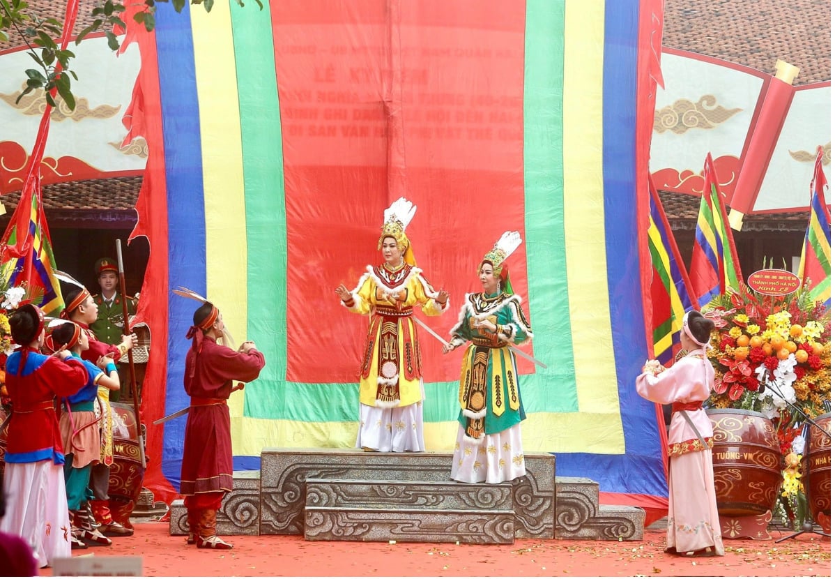 le hoi den hai ba trung la di san van hoa phi vat the quoc gia hinh 2