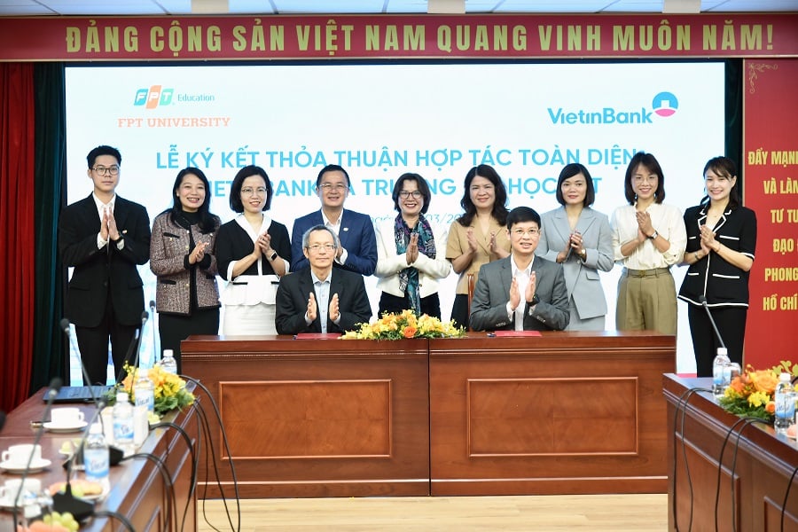 VietinBank and FPT University cooperate comprehensively: Breakthrough in training high-quality human resources