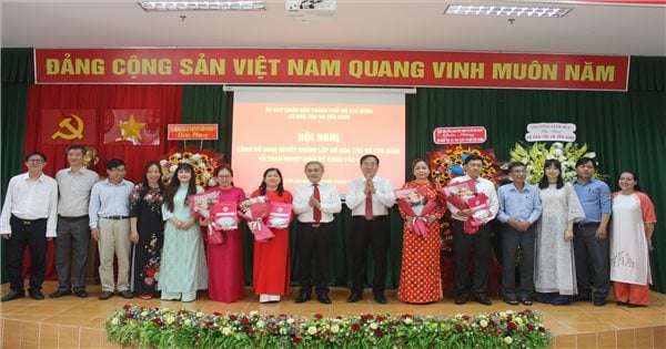 Ciudad. Ciudad Ho Chi Minh: El Departamento de Minorías Étnicas y Religiones anunció la resolución sobre el establecimiento y nombramiento de funcionarios