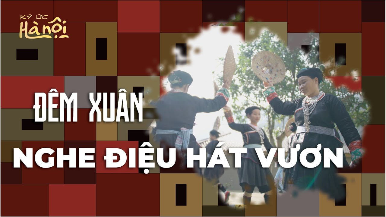 La danse Vuong dans la nuit printanière du peuple Giay