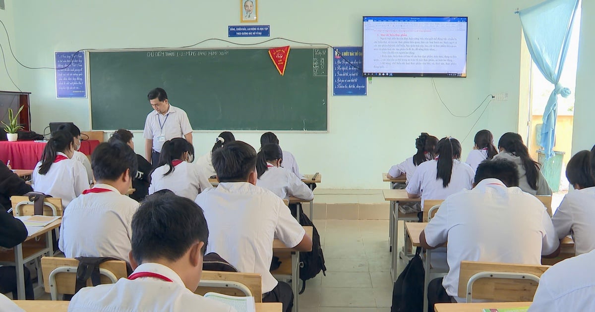 Tay Ninh annonce la troisième matière d'examen pour l'admission en 10e année pour l'année scolaire 2025-2026