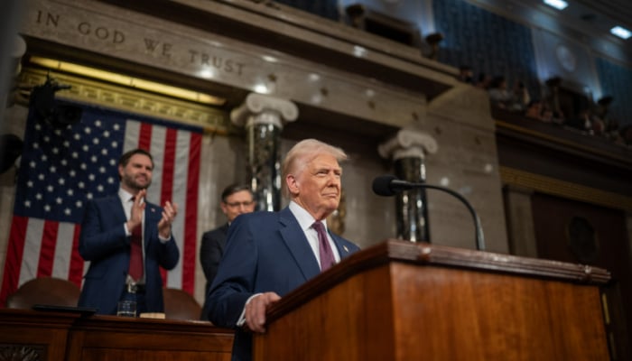 Content of Donald Trump's 100-minute speech to the US Congress