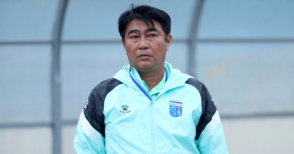 El entrenador Tran Minh Chien se despide inesperadamente de Quang Ninh FC: ambición incumplida