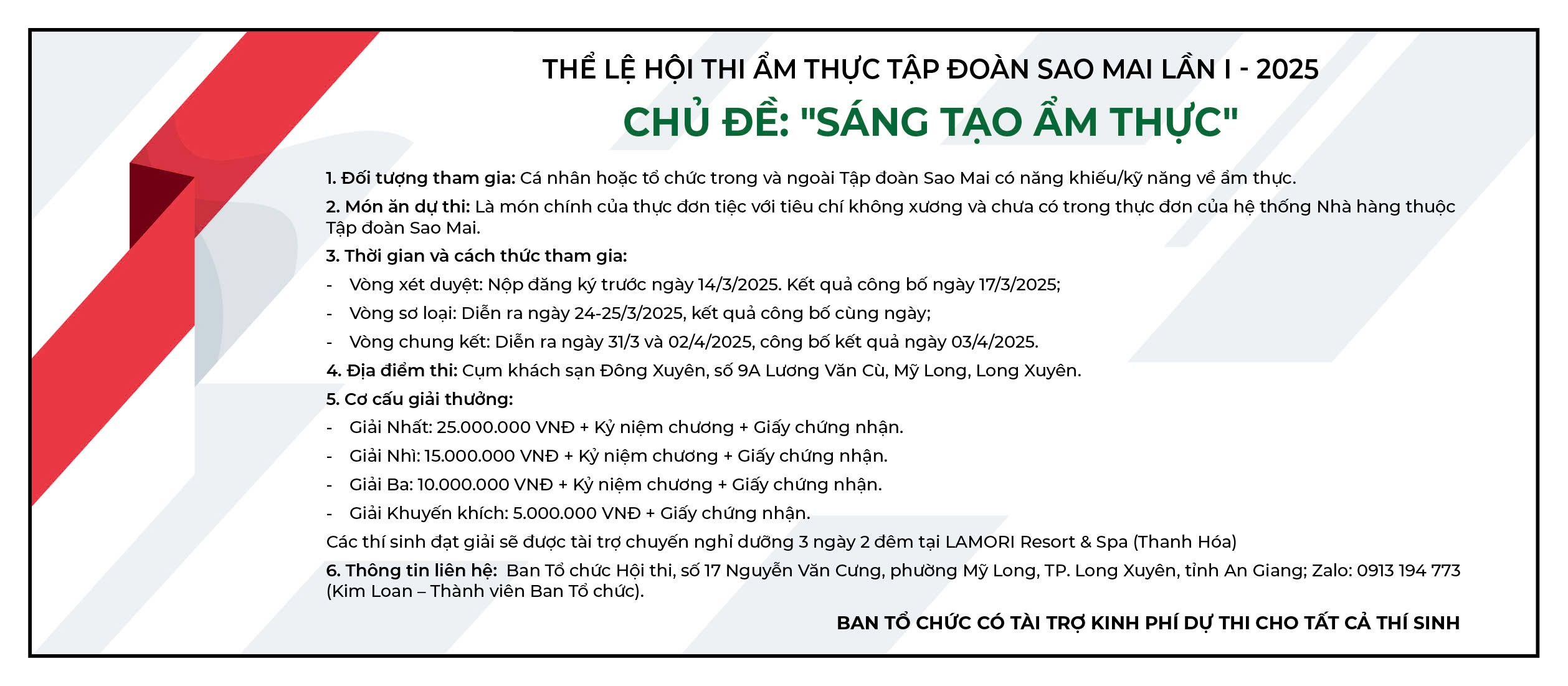 Cùng tham gia ngày hội ẩm thực của Sao Mai Group- Ảnh 2.