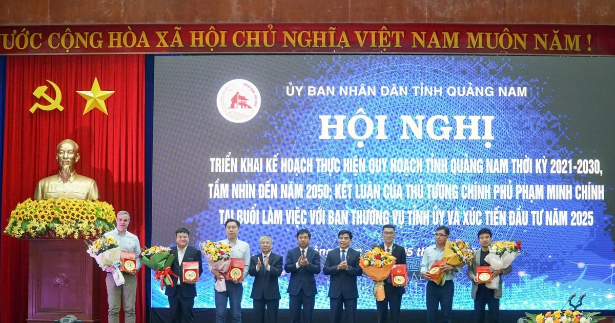 Quang Nam implements the planning and conclusions of the Prime Minister