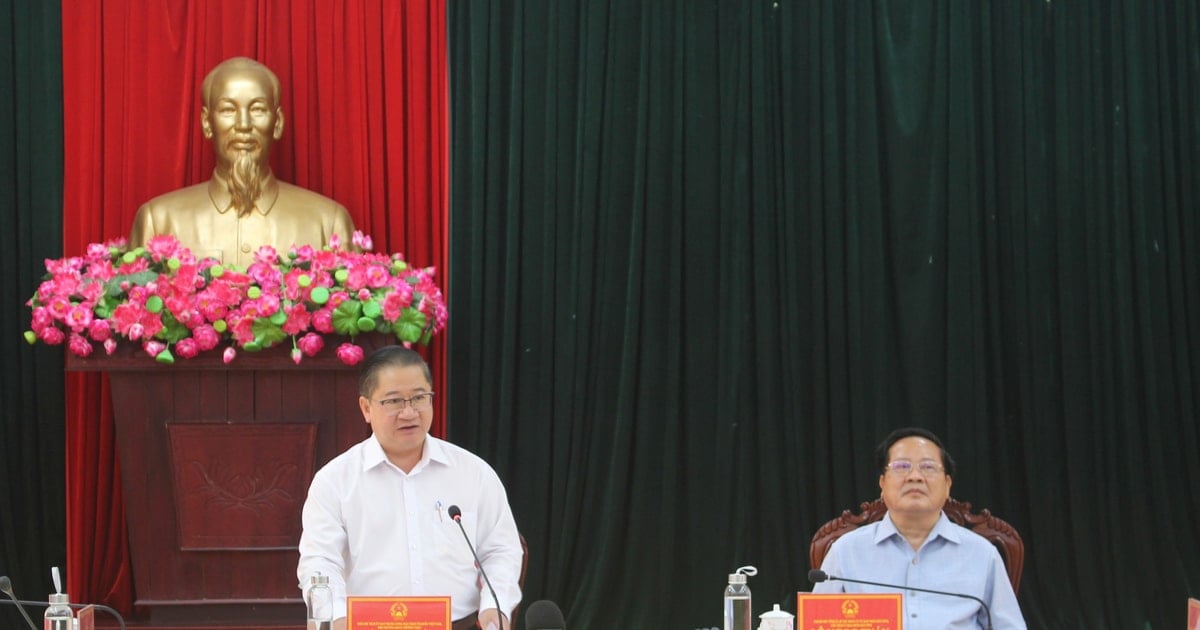 The Politburo's Inspection Delegation worked with the Kon Tum Provincial Party Committee