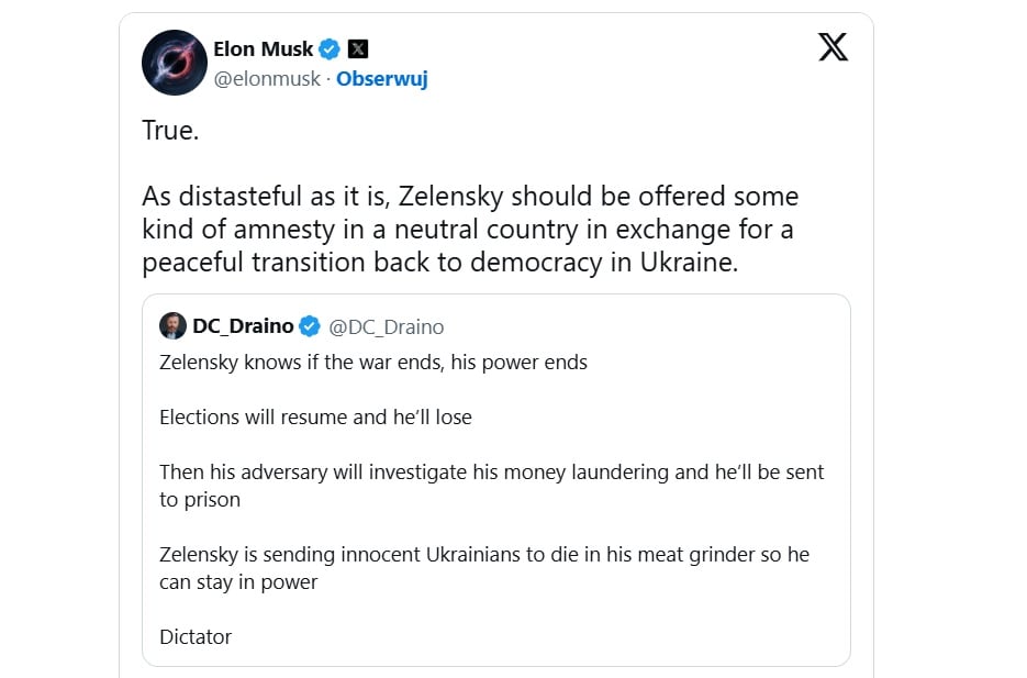 tranh cai khi elon musk de xuat an xa va dua ong zelenskyy den mot quoc gia khac hinh 2