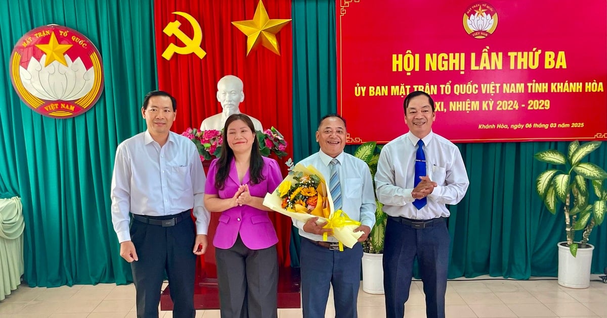 Das Komitee der Vietnamesischen Vaterländischen Front in der Provinz Khanh Hoa hat einen neuen stellvertretenden Vorsitzenden