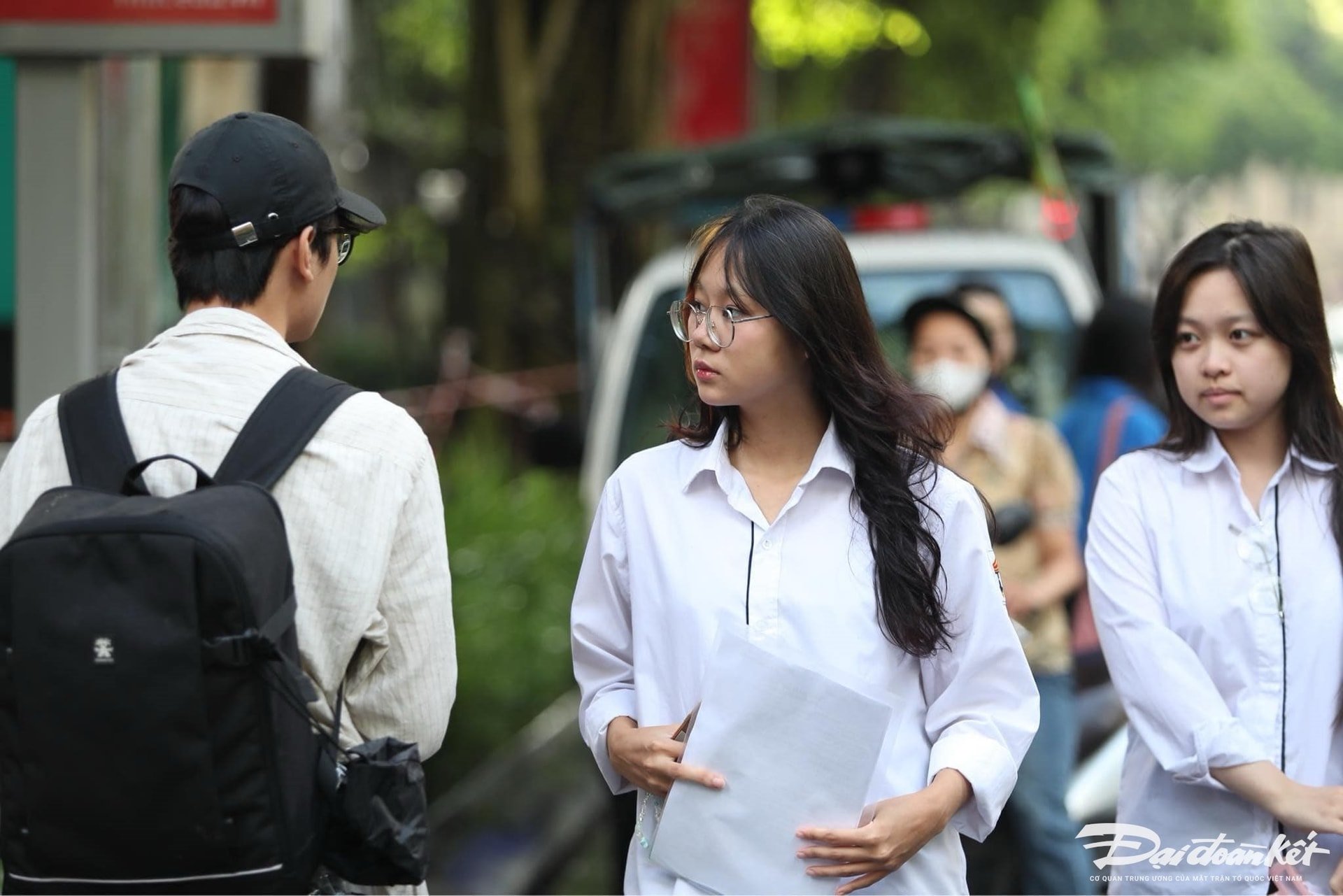 Candidates taking the 2024 high school graduation exam. Photo: Le Khanh.