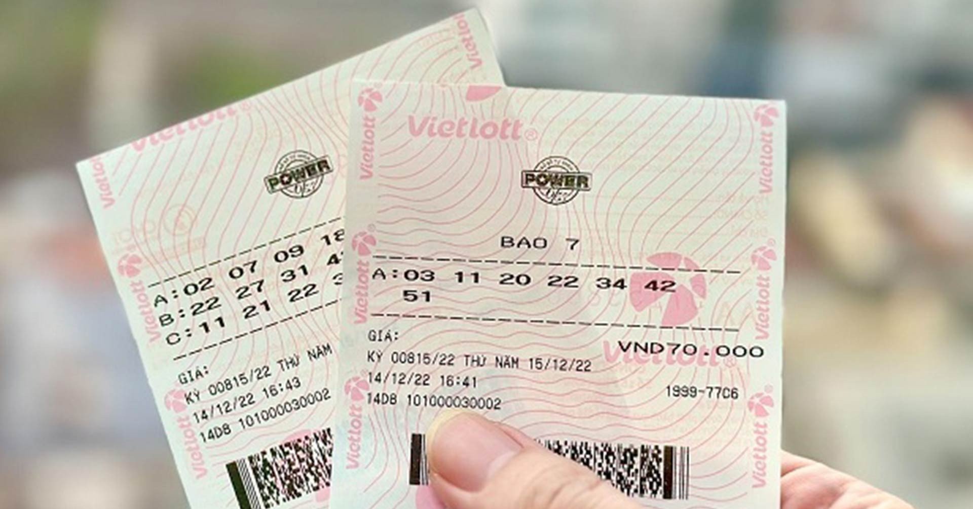 Vietlott encontró 2 billetes de lotería que ganaron el premio mayor de mil millones de dólares