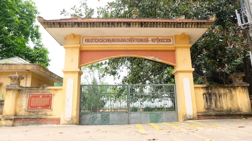 Trung Gia revolutionary resistance relic site in Soc Son district (Hanoi city).