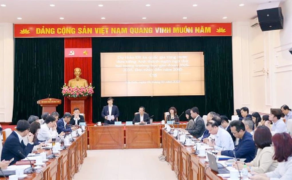 Phấn đấu năm 2035, 100% học sinh học tiếng Anh như ngôn ngữ thứ hai - 1