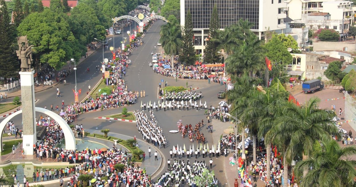 Les élèves de la ville de Buon Ma Thuot ne fréquentent pas l'école le 10 mars.