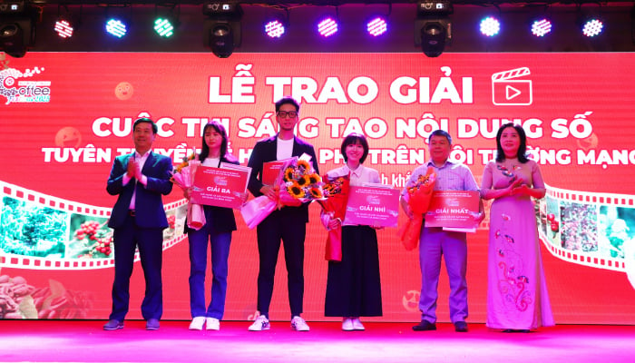 การมอบรางวัลเนื้อหาสร้างสรรค์สำหรับเทศกาลกาแฟ Buon Ma Thuot