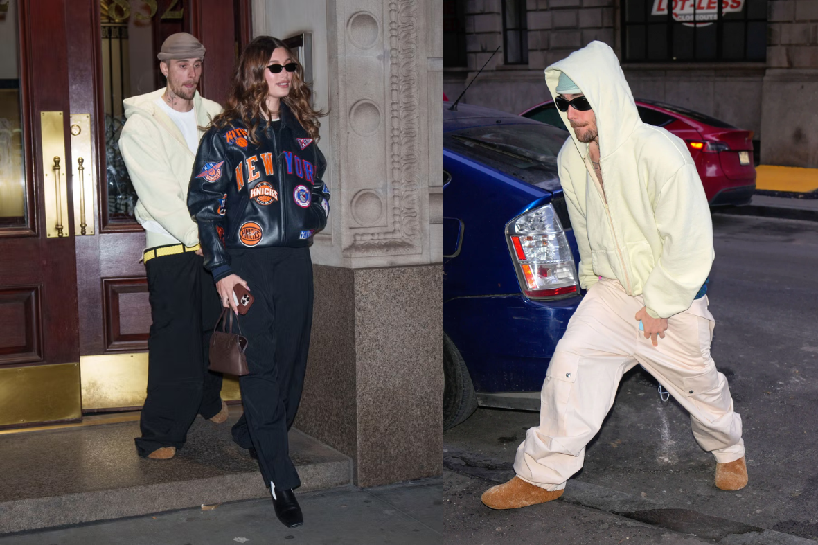 Dù đã làm bố, Justin Bieber vẫn mặc quần tụt, áo choàng tắm ra đường - 2