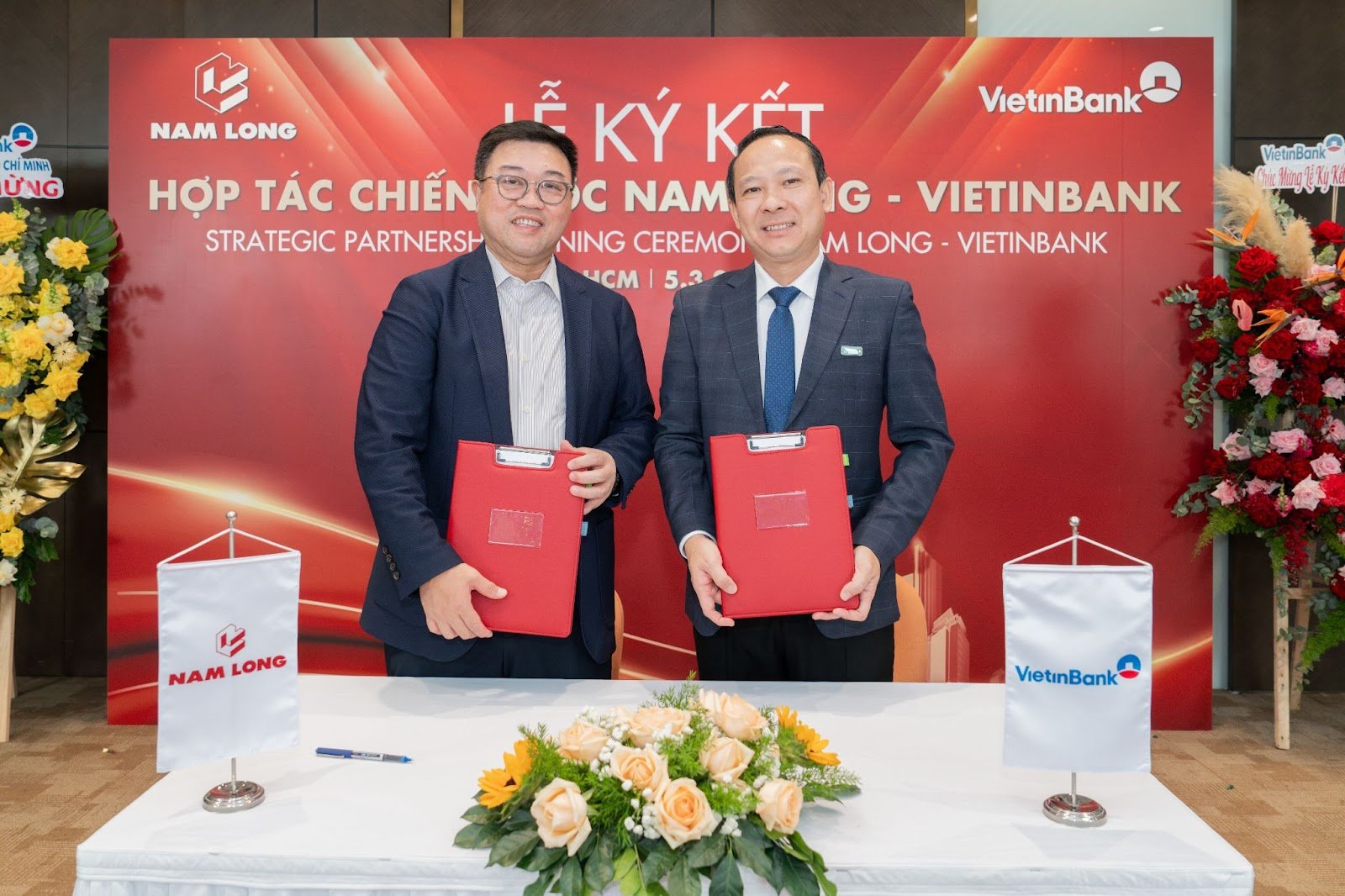 Nam Long and VietinBank signed a strategic cooperation agreement