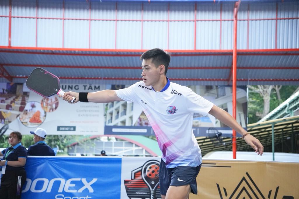 Trương Vinh Hiển thắng Lý Hoàng Nam ở tứ kết giải pickleball vô địch quốc gia 2025- Ảnh 1.