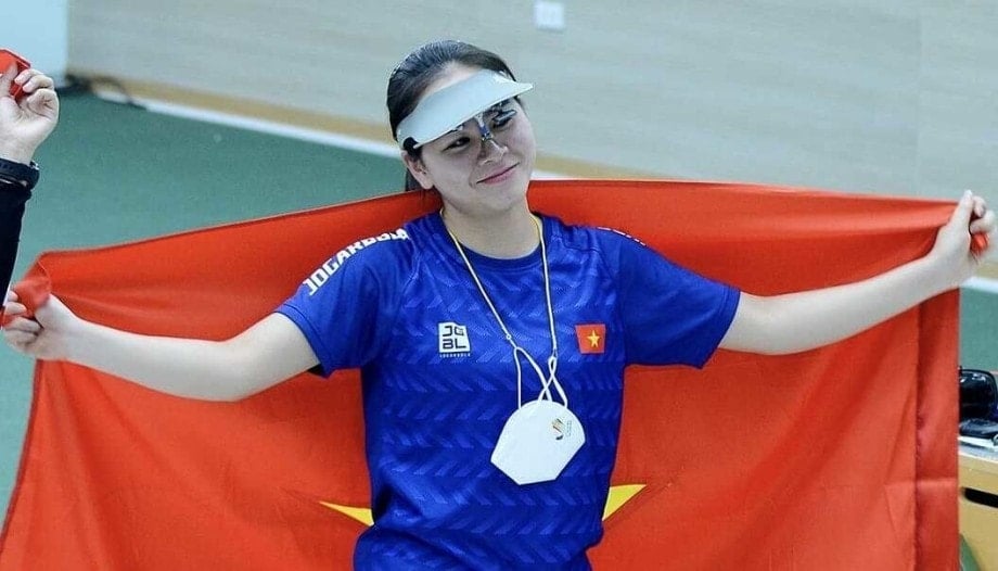 Female shooter Trinh Thu Vinh: From the first shot to the Olympic dream