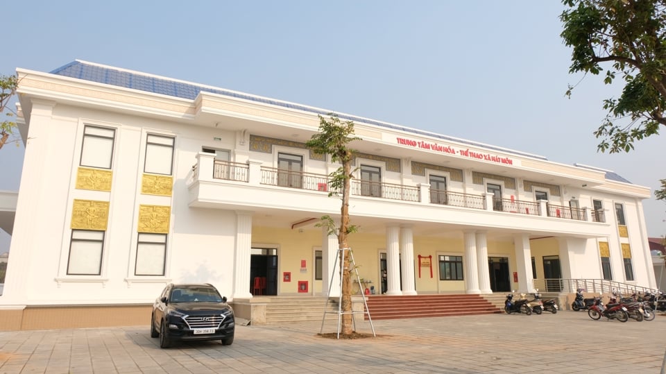 Centre culturel et sportif de la commune de Hat Mon (district de Phuc Tho, ville de Hanoi).