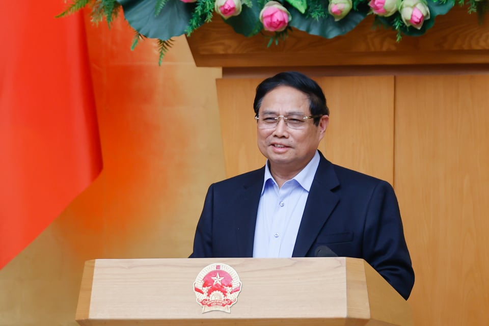 Premierminister Pham Minh Chinh: Zusammenarbeit fördern, schnell, flexibel und effektiv auf politische Veränderungen anderer Länder reagieren – Foto: VGP/Nhat Bac  