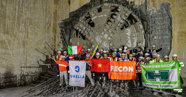 Nhon metro tunnel boring machine